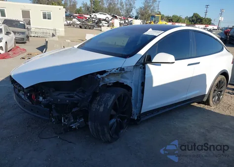 2020 Tesla Model X Long Range Dual Motor All-Wheel Drive/Long Range Plus Dual Motor All-Wheel Drive z USA, uszkodzony, nr VIN 5YJXCAE2XLF296141